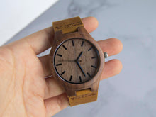 Load image into Gallery viewer, Wood Watches (sandalwood, walnut, or maple)
