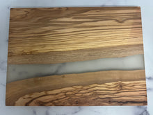 Load image into Gallery viewer, Large Olive Wood &amp; Resin Board (16&quot;x11.5&quot;) (4 Colors)
