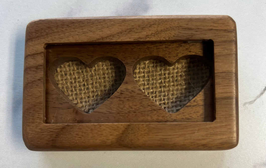 Dual Heart Ring Box