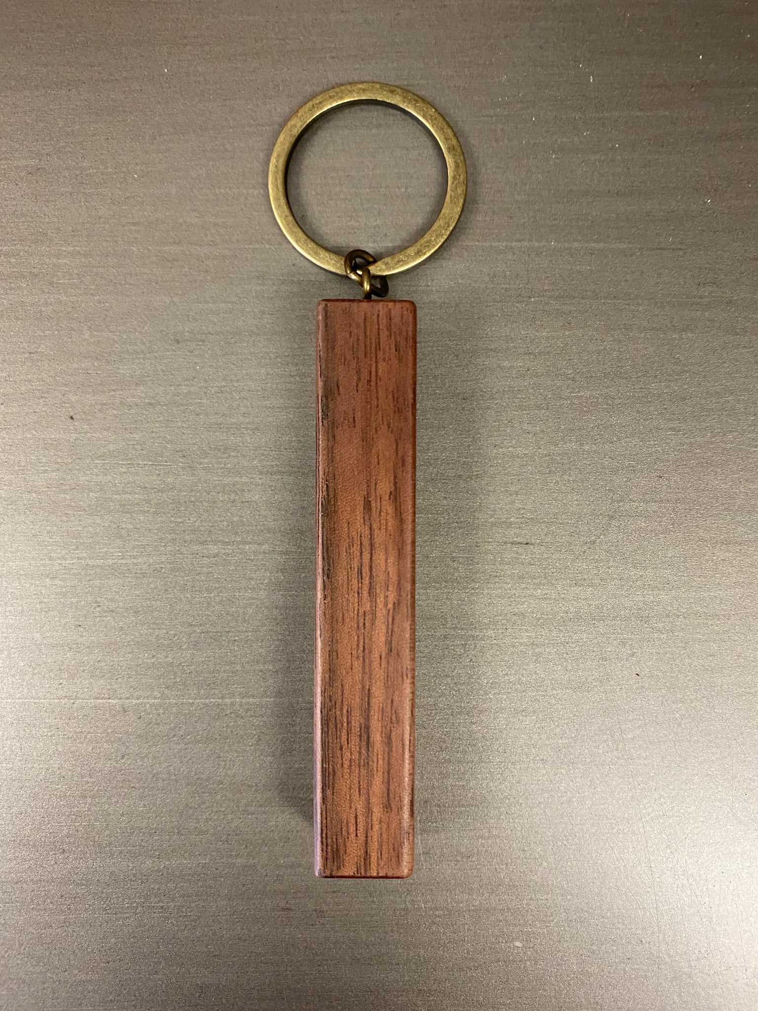 Pack of 4 - Wooden Bar Keychain Blanks