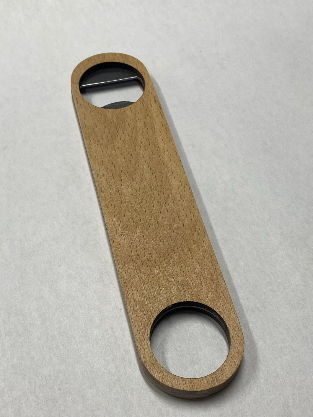 Long beechwood bottle opener