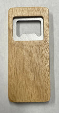 Load image into Gallery viewer, Rectangle beechwood bottle opener
