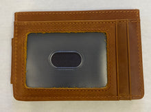 Load image into Gallery viewer, Veg Tanned Leather Wallet w/money clip
