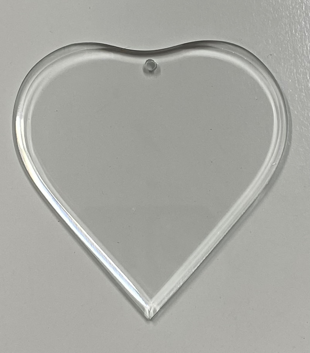 K9 Crystal Heart Ornament (3 pack)